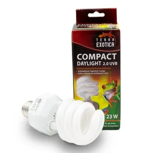 Compact Pro 8.0 UVB - lamp for your terrarium - reptiles full -specific daylight energy -saving lamp - ideal for agamen chameleons iguanas and turtles - compact daylight 23