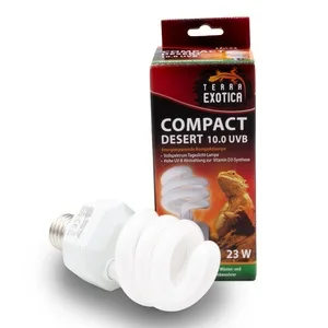 Compact Pro 8.0 UVB - lamp for your terrarium - reptiles full -specific daylight energy -saving lamp - ideal for agamen chameleons iguanas and turtles - Desert