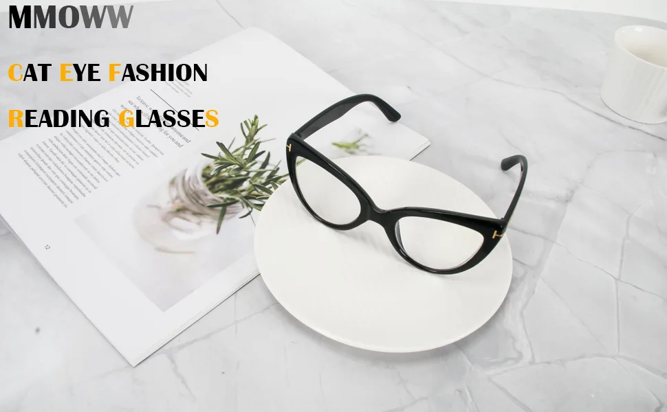 Cat Eye Reading Glasses Fashion Cute Reader for Women 4 Pack 2.75 4 Mix Pack 2.75 x - reading glasses