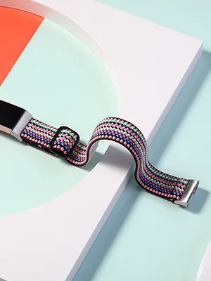Witzon Adjustable Elastic Bands Compatible with Fitbit Charge 4 / Charge 3 / 3SE Bands, Breathable Loop Fabric Pattern Replacement Strap Stretchy Charge 3 Wristbands for Women Men, Solid Black - charge 4 band for women