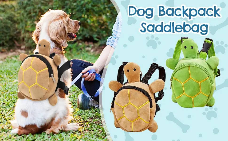 Colcolo hundred backpack dog saddle bag self-supporting backpack for medium-sized and large dogs dog dishwear backpack pet dishwear vests for light yellow - product information 1
