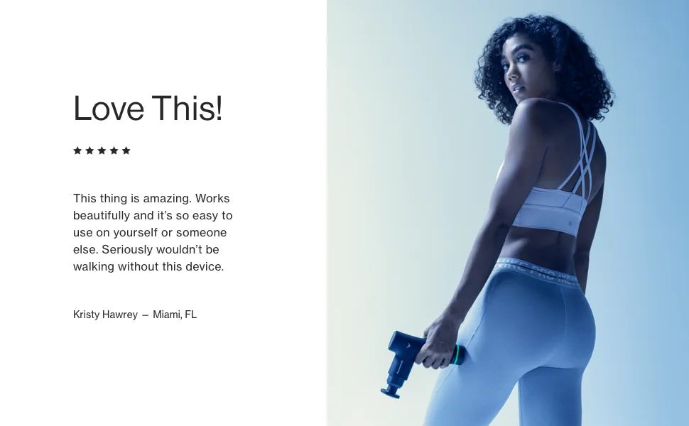Hyperice Hypervolt GO - Deep Tissue Percussion Massage Gun - Take Pain Relief and Sore Muscle Recovery on The GO with This Surprisingly Powerful, Whisper-Quiet Portable Handheld Electric Massager. - Love This