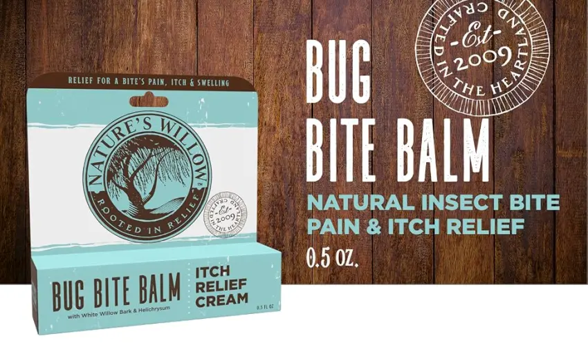 Nature’s Willow Bug Bite Balm, Natural Insect Bite Pain & Itch Relief, 0.5 oz. - Nature