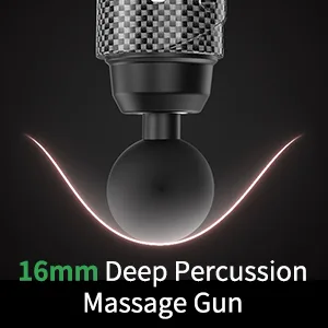 Muscle Massage Gun, Quiet Deep Tissue Percussion Back Neck Head Hammer Massager for Athletes, 30 Speed Level, LCD Touch Screen with 10 Heads, Hand Held Massager (Carbon) - massage gun