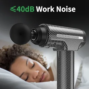 Muscle Massage Gun, Quiet Deep Tissue Percussion Back Neck Head Hammer Massager for Athletes, 30 Speed Level, LCD Touch Screen with 10 Heads, Hand Held Massager (Carbon) - massage gun