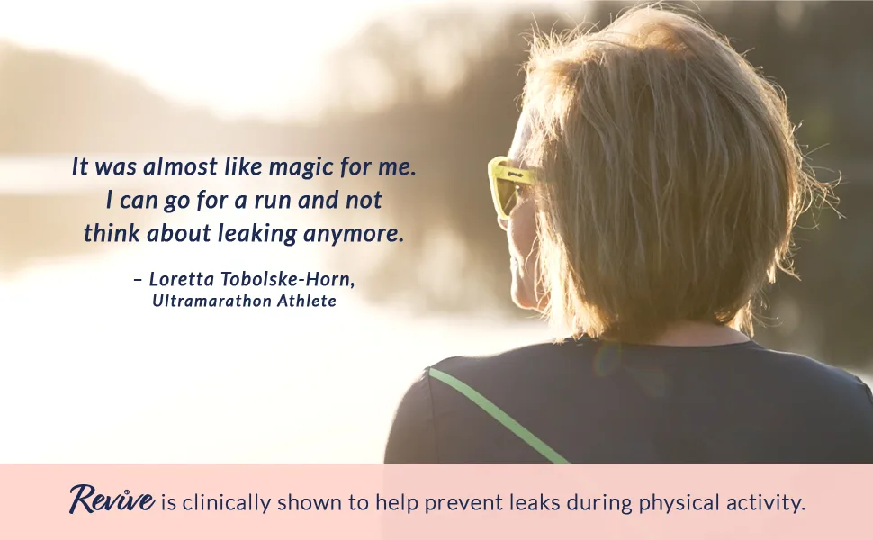 Revive Reusable Bladder Support for Women, One Size Fits Most, Works for Stress Urinary Incontinence (Light Bladder Leaks); Not Urge Incontinence - Revive is clinically shown to help prevent leaks during physical activity.