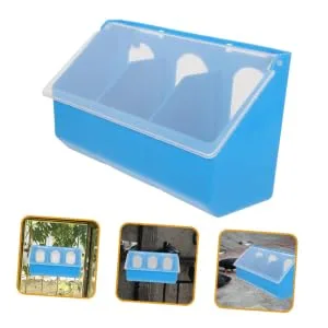 Doitool forage box for pigeons cage bird feeder feed container for pigeons for birds for birds chicken food rabb - product information 2