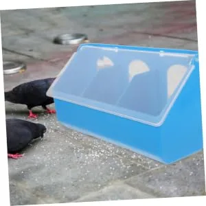 Doitool forage box for pigeons cage bird feeder feed container for pigeons for birds for birds chicken food rabb - product information 6