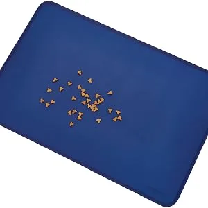 Amazon basics - water -repellent bowl pad made of silicone base for pet lining 60 x 41 cm blue single bed blue 60 x 41 cm single bed - product information 4