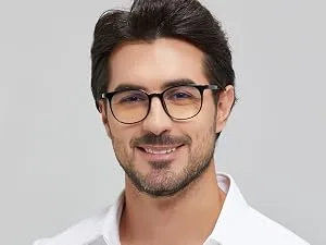 Rarri of light-headed computer glasses UV protection Anti Eye fatigue for gaming and electronic screen glasses Leopard Black - 1002
