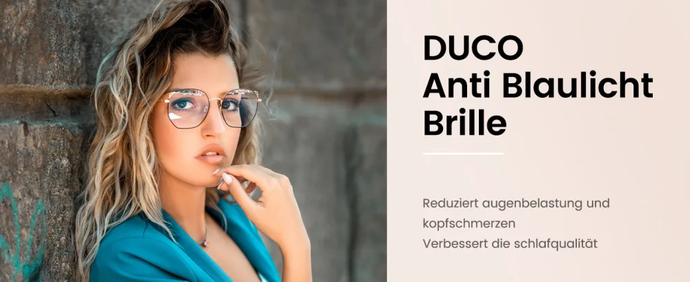 Duco cat eye blue light filter glasses Women without starch screen glasses for PC/UV/cell phone blue -filter computer glasses UV protection 8217 pink - Katzenauge Blaulichtfilter Brille Damen Bildschirmbrille für PC/UV/Handy,Blaufilter Computerbrille