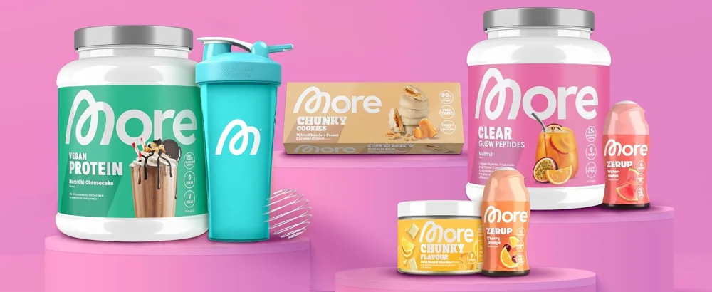 MORE Zerup Zero Syrup with real fruit extracts bundle of 5 5 x 65 ml (up to 42 L ready-to-drink beverage) mixed (bundle of 5) - More Produkte