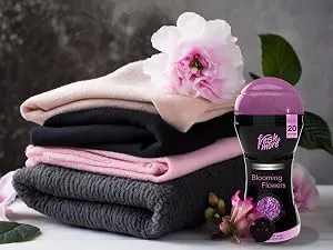 8x Fresh & More Laundry Fragrance Pearls Mix Package Textiles Deodorant (8x 210g) - blooming flowers wäscheperlen parfüm für saubere wäsche textilerfrischer