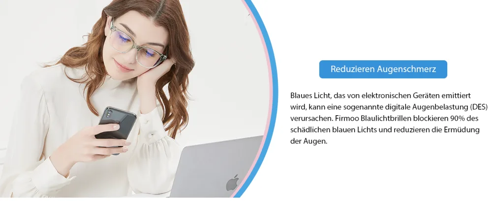 Firmoo Blue Light Blocking Glasses for Screen and Computer Non-Prescription Reduce Eye Fatigue and Headaches 1.5x Silver-gold - Blaulicht Brille