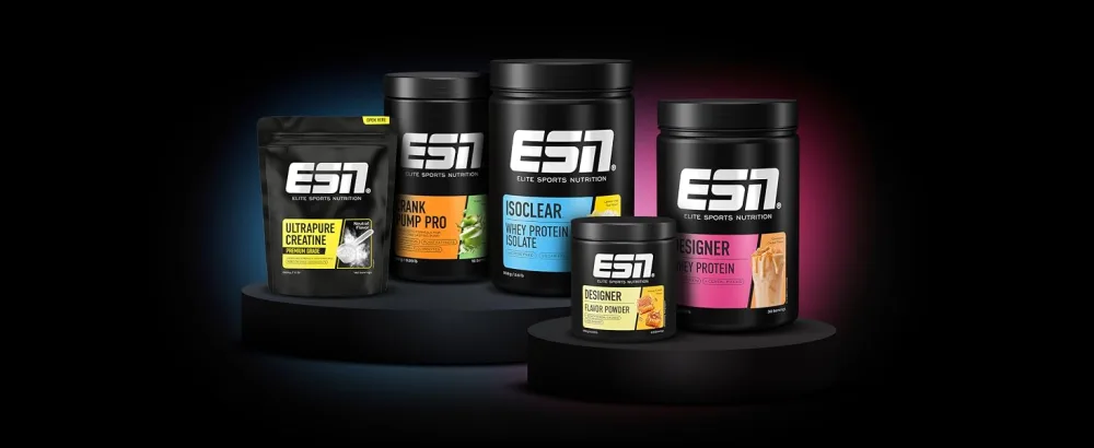 ESN ISOCLEAR Protein Clear Drink RTD Lemon Iced Tea 8 x 500 ml drinking protein drink - fruity clear and refreshing tested quality - esn products protein shake drink