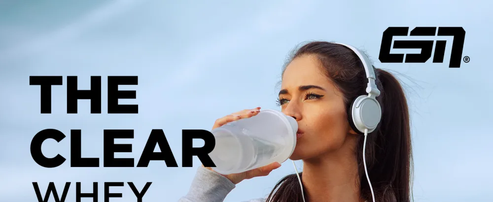 ESN ISOCLEAR Protein Clear Drink RTD Lemon Iced Tea 8 x 500 ml drinking protein drink - fruity clear and refreshing tested quality - lecker Whey cremig support sport