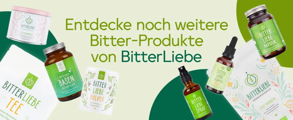 Bitterliebe original bitter fabrics drop 50ml from the lion's cave - high -dose bitter drops according to Hildegard von Bingen - Made in Germany - 5 Set - AMZ+ Premium_Original_5_Desktop