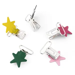 10 pieces pacifier chains clips pacifier clips pentagram braces braces braces pacifier strap holder clip for baby boys and girls - product information 12