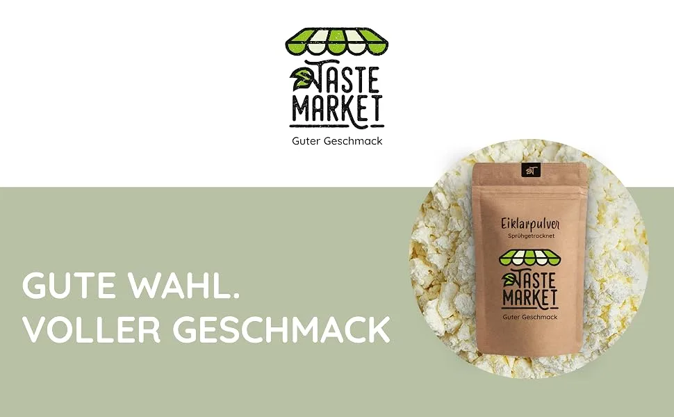100 g egg white powder | egg powder | protein powder | whey powder | TASTE MARKET | egg powder | protein powder egg 100 g - Eiklar Pulver Taste Market