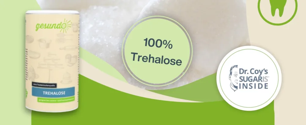 Trehalose sugar from gesundo - 250 g can 250 g (1 pack) - gesundo Trehalose
