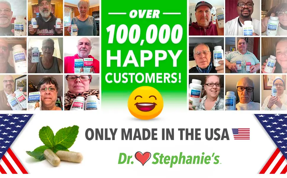 Dr. Stephanie's Mealtime Carb & Sugar Blocker - Reduce Digested Carbs Sugars & Calories Stimulant-Free Healthy Weight Management! (2 Pack) 45 Count (Pack of 2) - over 100000 happy customers