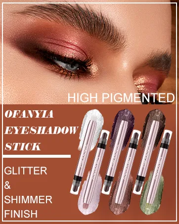 Ofanyia Eyeshadow Stick Shimmer Matte Eye Shadow Crayon Eye Brightener Stick Smooth Texture Cream Eyeshadow Pen Long Lasting Waterproof Hypoallergenic Eye Shadow Pencil Gift Set (12#) - eyeshadow stick