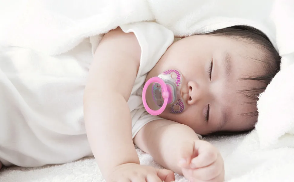 20 PCS Safe Pacifier Holder O Rings Soother Dummy Accessories Chain Clips Adapter Holder for Baby (White) - B07WL6WYW5