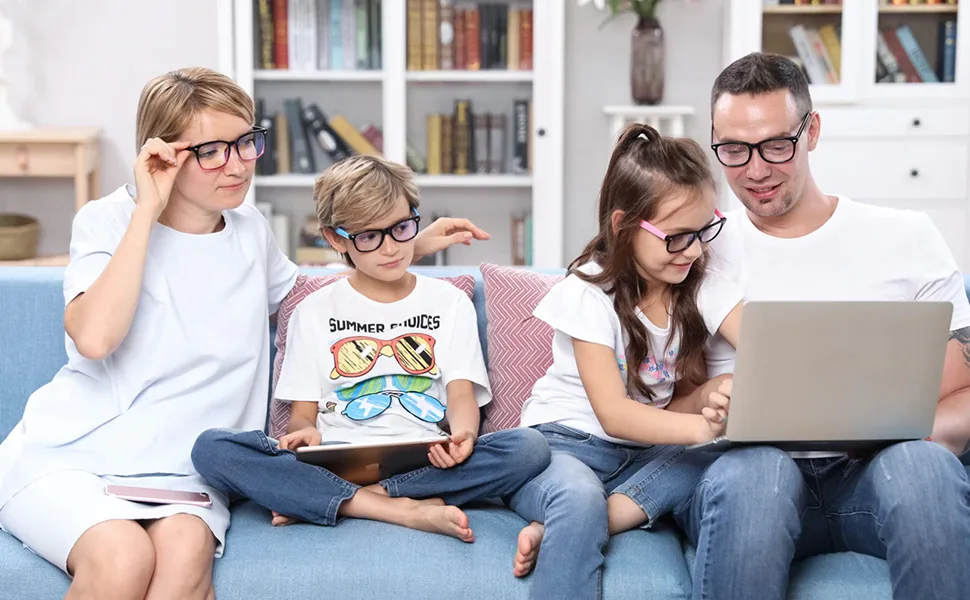 Blue Light Blocking Glasses - Women/Men 3Pack Computer Reading Gaming Anti Eyestrain Blue Light Glasses Non Prescription 1-black+douhua+clear - product information 2