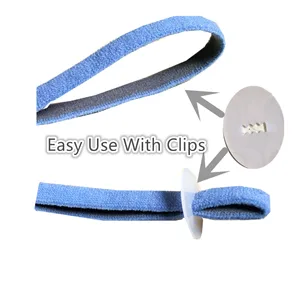 3-Pack P10 Replacement Headgear Strap Compatible with ResMed Airfit P10 Nasal Pillow Mask with 6 P10 Clips Blue and Gray - product information 6