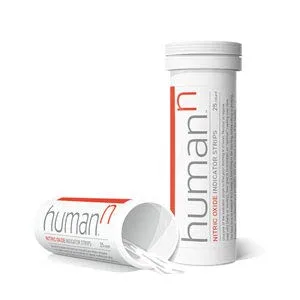 HumanN - Nitric Oxide I Indicator Strips - Test salivary Nitrite Levels - 1 Tube of 25 Strips - no test strips