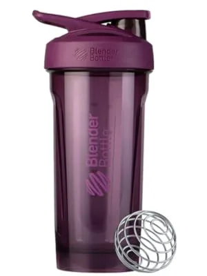 BlenderBottle Strada Shaker Cup Perfect for Protein Shakes and Pre Workout, 28-Ounce, White White 28-Ounce - blenderbottle tritan