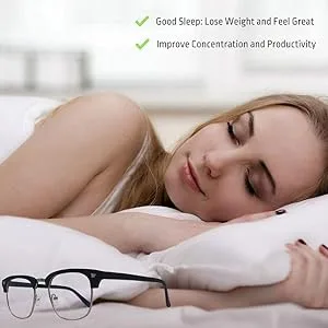 COASION Blue Light Blocking Glasses Semi-Rimless Clear Lens Computer Game Eyeglasses Eyewear Frame Tortoise/Gold 50 Millimeters - product information 8