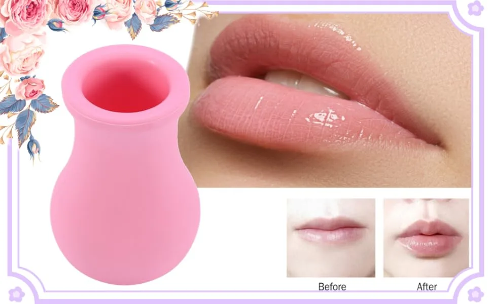 Vase Shaped Lip Plumper Enhancer Portable Lip Augmentation Women Silicone Lip Plumper Device Lip Enhancement Device Beauty Tool - Lip Plumper