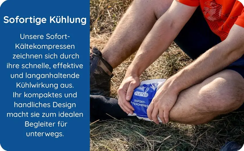 10 x flexeo immediate cooling compress 13 x 8 cm small cold-sooft compress coolpack cooling package cold compress cooling compress instant ice bag once cool compress cool packs Quick 10 pieces (8 x 13 cm) - Sofort-Kältekompresse Sofortige Kühlung