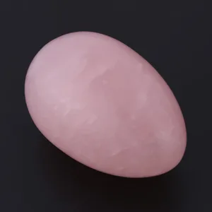 Rose Quartz Jade Egg Shaped Crystal Massage Stone for Healing Recovery Kegel Exercise Gemstone - GY00827-2