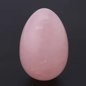 Rose Quartz Jade Egg Shaped Crystal Massage Stone for Healing Recovery Kegel Exercise Gemstone - GY00827-3