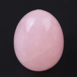 Rose Quartz Jade Egg Shaped Crystal Massage Stone for Healing Recovery Kegel Exercise Gemstone - product information 17