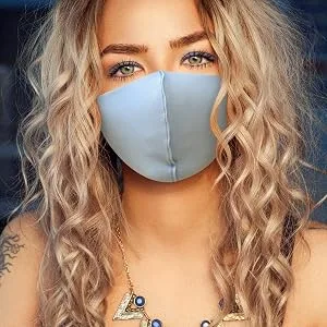 Unisex Solid Colors Fashion Washable & Reusable Cloth Face Masks, Breathable Comfort Face Covering Mixed Set I - 5 Pack - Pattern Face Mask Example 1