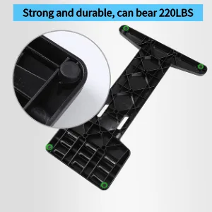 Back Stretcher, Cimoany Back Cracker for Lower Back Pain Relief Lower Back Stretcher with Magnet Adjustable Multi-Level for Scoliosis Herniated Disc Sciatica Black - Back Stretcher