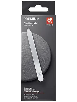 ZWILLING Glass Nail File Double-Sided Fine Grain - Nail Care with Protective Cover Premium 150 mm - image