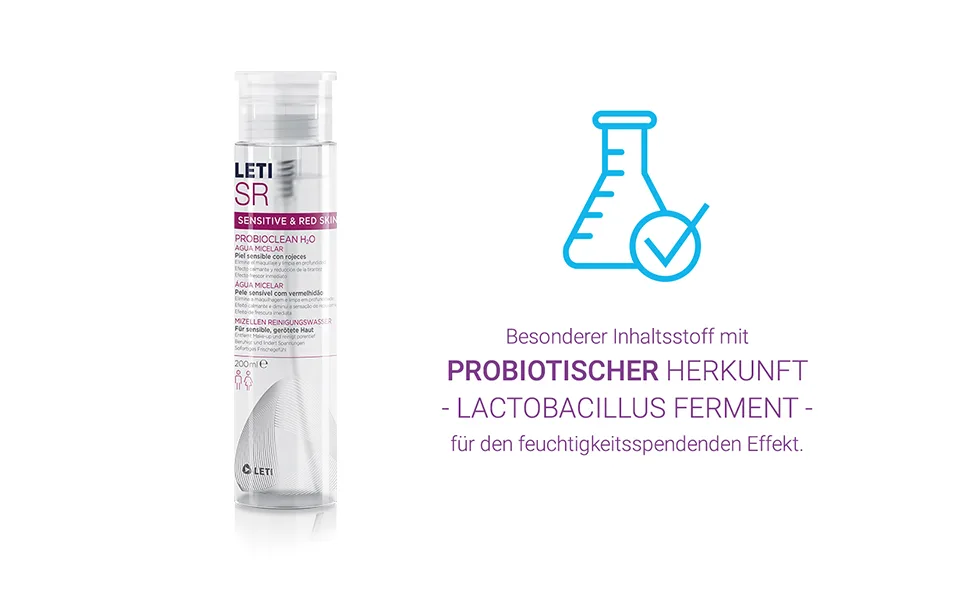Leti SR probioclean H2O MICELAR 200ML - asdad