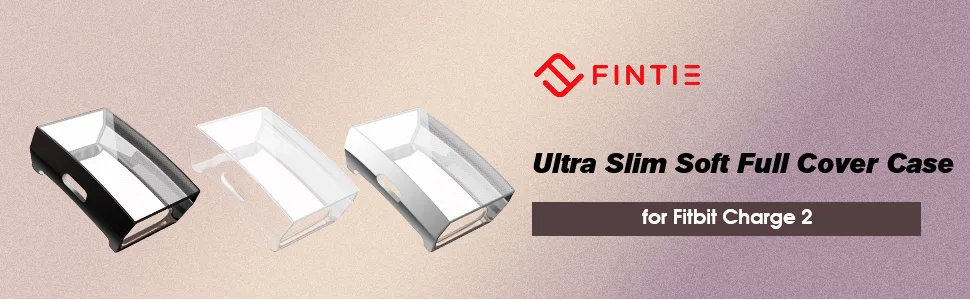 [3 Pack] Fintie Case Compatible with Fitbit Charge 2, Full-Around Screen Protector TPU Case Cover Bumper Shell Compatible with Fitbit Charge 2, Clear x 3 Clear+Clear+Clear - fitbit charge 2 case