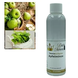 Sauna infusion concentrate apple mint - 250ml in PET bottle with dropper cap Apple Mint 250ml - Apfelminze_250ml PET