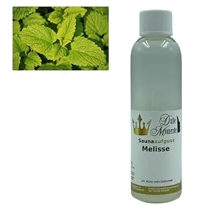 Sauna infusion concentrate lemon balm - 250ml in PET bottle with dropper cap lemon balm 250ml - Melisse_250ml