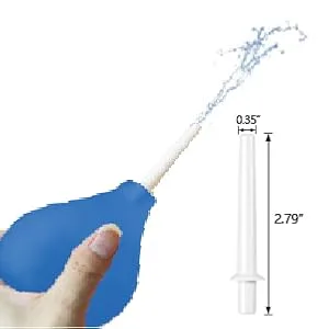 TopQuaFocus Enema Bulb Enema Kit Anal Vaginal Douche for Men Women 8OZ Capacity with 4 Replaceable Nozzles (Blue) 224-blue - product information 4