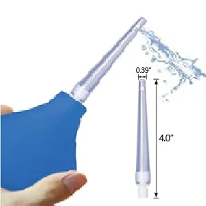 TopQuaFocus Enema Bulb Enema Kit Anal Vaginal Douche for Men Women 8OZ Capacity with 4 Replaceable Nozzles (Blue) 224-blue - product information 5