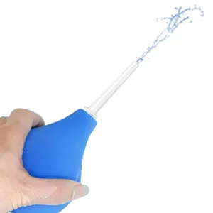 TopQuaFocus Enema Bulb Enema Kit Anal Vaginal Douche for Men Women 8OZ Capacity with 4 Replaceable Nozzles (Blue) 224-blue - product information 9