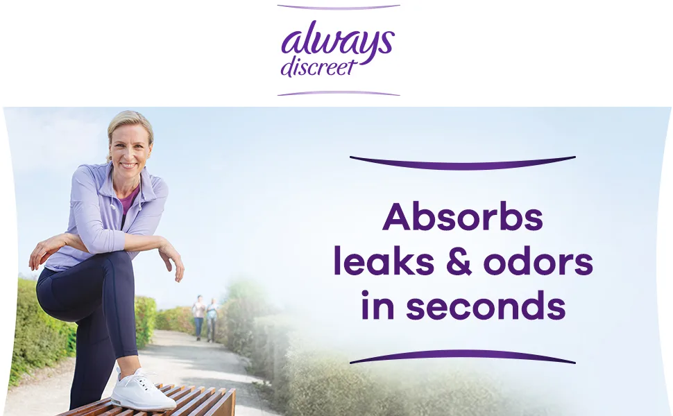 Always Discreet & Postpartum Incontinence Underwear for Women, Size XL, Maximum Absorbency, Disposable, Green, X-Large, 30 Count X-Large (30 Count) - Discover Always Discreet Incontinence Underwear