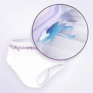 Always Discreet & Postpartum Incontinence Underwear for Women, Size XL, Maximum Absorbency, Disposable, Green, X-Large, 30 Count X-Large (30 Count) - Keeps wetness away from edges