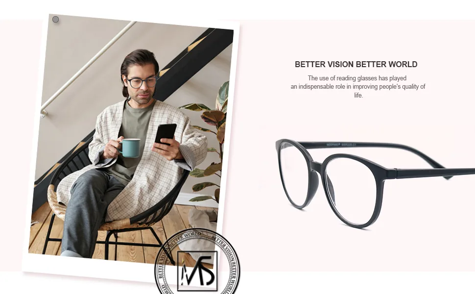Women Reading Glasses 4Pack Large Round Frame Readers Spring Hinges with 4 Pouch 4 Pack Mix Color 2.0 x - product information 1